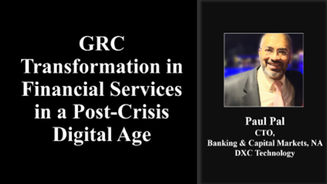GRC Transformation in Financial Services…
